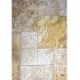 Mosaik Antik travertin gylden forskl. stør. 0,5 m²