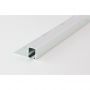 Fliseprofil firkant aluminium 8x10x2500 mm