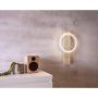 Eglo LED-væglampe Boyal træ/sort H56 cm