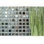 Mosaik Eco genanvendt glas sort glans 3D 31,5 x 31,5 cm