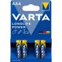 Batterier High Energy AAA 4 stk - Varta
