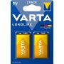 Batteri Longlife Alkaline 9V - Varta