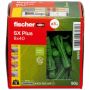 Fischer rawplugs SX Plus grøn 8x40 mm 90 stk.