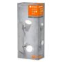 Ledvance spotlampe 2X4,3W grå
