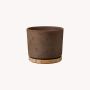 Soendgen Keramik urtepotteskjuler Paros Deluxe sand grå Ø16 cm