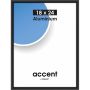 Nielsen alu-ramme Accent sort 18x24 cm