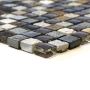 Mosaik Square sten & glas mix brun 30x30 cm