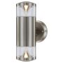 LED-væglampe Carme rustfri stål 26,5 cm - Globo