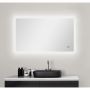DSK Design LED spejl silver SINTRA 1200x700x24mm