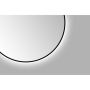 DSK Design LED spejl silver GLOBO sort 37x1200mm