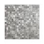 Mosaik Platinum Square selvklæbende metal 30x30 cm