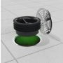 Green Drain Membran-lugtlukke 50-58 mm t/gulvafløb selvrensende vandlås