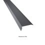 Profilmetal vindskede koksgrå 25x25x95x25x2000 mm