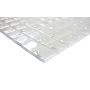 Mosaik Eco genanvendt glas hvid glans 3D 31,5 x 31,5 cm