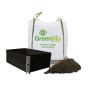 GreenBio sæt til højbede inkl. muld og 2 pallerammer