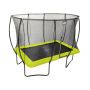 Exit trampolin Silhouette limegrøn 366x244 cm inkl. sikkerhedsnet