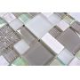 Mosaik kombination krystal/sten 30,0 x 30,0 cm
