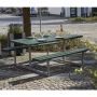 Plus bord-/bænkesæt Basic grøn 177x160 cm 