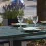 Plus bord-/bænkesæt Basic med 2 ryglæn grøn 177x184 cm 