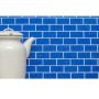 Mosaik Artificial kvarts komposit blå 30 x 30 cm