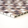 Mosaik Square alu/kobber brun 31,7x31,7 cm