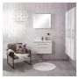 Noro badeværelsesmøbel m/vask Fix Trend hvid 75 cm