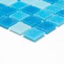 Mosaik glas blå mix 32,7 x 30,5 cm