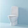 Ifö toilet Spira Art Rimfree hvid med skjult S-lås