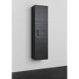 Noro vægskab Relounge sort træstruktur 40x155,5x35 cm