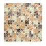 Mosaik Combi krystal/sten lysebrun 30,5 x 30,5 cm