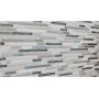 Mosaik Interlock krystal/sten/stål grå mix 28,6 x 29,8 cm