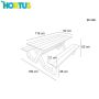 Hortus bord-/bænkesæt til børn model X sort/antracit 116 cm