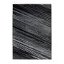 Afpasset tæppe Mojave sort/grå 160x230 cm 
