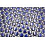 Mosaik Penny Round Uni koboltblå 32x30,5 cm 