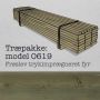 Arki kit træpakke til planteplint model 0619 trykimpræg. fyr 