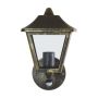 Ledvance væglampe Endura Classic Up sort/guld med sensor