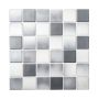 Mosaik Antislip keramik grå mix 30,6 x 30,6 cm