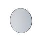 Camargue IQ spejl sort Ø60 cm