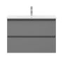 Camargue badmøbelsæt Leva grå 80 cm