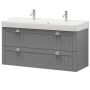 Bath Deluxe badmøbelsæt Meja grå DT 120 cm