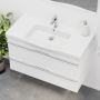Camargue badmøbelsæt classic hvid 100 cm