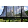 Exit firkantet trampolin Silhouette sort 214x153 cm inkl. sikkerhedsnet