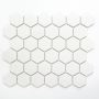 Mosaik Hexagon keramik hvid 28,1x32,5 cm
