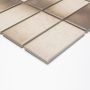 Mosaik Rectangle Mix beige/brun 33,6 x 29,0 cm