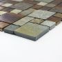 Mosaik Combination kobber/sten brun 30x30 cm