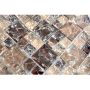 Mosaik Combi krystal/sten mørkebrun 30,5 x 30,5 cm
