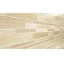 Mosaik Interlock krystal beige mix 28,6 x 30 cm