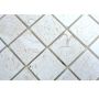 Mosaik Lymra kalk finpudset 30,5 x 30,5cm
