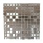 Mosaik Quadrat stål 29,8 x 29,8 cm