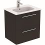 Ideal Standard badmøbelsæt i.life A carbongrå m/grå greb 64 cm